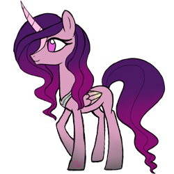 Size: 3000x3000 | Tagged: safe, artist:chelseawest, oc, oc only, alicorn, pony, female, high res, mare, simple background, smiling, solo, transparent background