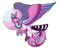 Size: 1950x1600 | Tagged: safe, artist:inuhoshi-to-darkpen, princess flurry heart, alicorn, pony, g4, open mouth, simple background, transparent background
