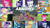 Size: 1974x1111 | Tagged: safe, edit, edited screencap, editor:quoterific, screencap, applejack, candy mane, fluttershy, lyra heartstrings, pinkie pie, rainbow dash, rarity, twilight sparkle, alicorn, pony, boast busters, fame and misfortune, flutter brutter, for whom the sweetie belle toils, g4, my little pony: friendship is magic, newbie dash, parental glideance, pinkie pride, ppov, sisterhooves social, the cutie map, the mane attraction, the times they are a changeling, what about discord?, annoyed, applejack is not amused, background pony, bedroom eyes, broom, female, fluttershy is not amused, gritted teeth, looking at you, mane six, mare, measuring tape, pinkie pie is not amused, rainbow dash is not amused, rarity is not amused, twilight sparkle (alicorn), twilight sparkle is not amused, unamused