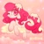 Size: 1600x1600 | Tagged: safe, artist:tea_fairyuwu, oc, oc only, earth pony, pony, base used, cloud, earth pony oc, eyelashes, grin, heart eyes, not pinkie pie, on a cloud, smiling, solo, wingding eyes