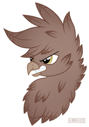 Size: 851x1200 | Tagged: safe, artist:jennieoo, oc, oc only, oc:helios flinch, griffon, angry, show accurate, simple background, solo, transparent background, vector