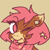 Size: 300x300 | Tagged: safe, artist:gorby, oc, oc only, pony, clothes, female, looking at you, lowres, one eye closed, pixel art, scarf, solo, tongue out, wink, winking at you