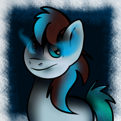 Size: 1650x1641 | Tagged: safe, artist:winterfloof, oc, oc only, earth pony, pony, commission, digital art, glowing eyes, male, simple background, solo, stallion, tail
