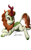 Size: 1600x2560 | Tagged: safe, artist:raphaeldavid, autumn blaze, kirin, g4, crossed legs, female, lying down, mare, prone, simple background, smiling, solo, white background