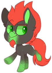 Size: 1948x2708 | Tagged: safe, artist:jetjetj, part of a set, oc, oc only, oc:ruben stars, earth pony, pony, chibi, commission, male, simple background, solo, stallion, transparent background, ych result