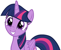 Size: 8569x7000 | Tagged: safe, artist:andoanimalia, twilight sparkle, alicorn, pony, 2 4 6 greaaat, g4, cute, female, folded wings, grin, mare, simple background, smiling, solo, too cute, transparent background, twiabetes, twilight sparkle (alicorn), vector