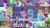 Size: 1978x1114 | Tagged: safe, edit, edited screencap, editor:quoterific, screencap, applejack, bulk biceps, clarity cut, fluttershy, granny smith, pinkie pie, rainbow dash, rarity, starlight glimmer, trixie, twilight sparkle, alicorn, earth pony, pegasus, pony, unicorn, all bottled up, g4, anger magic, angry, butt, eyes closed, female, floppy ears, glowing eyes, glowing horn, horn, magic, magic aura, mane six, mare, open mouth, plot, red eyes, trixie's puppeteering, twibutt, twilight sparkle (alicorn)