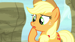Size: 1920x1080 | Tagged: safe, screencap, applejack, earth pony, pony, appleoosa's most wanted, g4, female, mare, solo