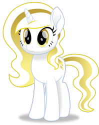 Size: 3000x3780 | Tagged: safe, artist:keronianniroro, oc, oc only, oc:gold leaf, pony, unicorn, high res, movie accurate, simple background, solo, transparent background, vector