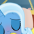 Size: 1287x1250 | Tagged: safe, artist:grapefruitface1, artist:shadyhorseman, trixie, oc, oc:grapefruit face, pony, unicorn, g4, base used, bedroom, blushing, canon x oc, cuddling, eyes closed, eyeshadow, female, grapexie, hammock, implied snuggling, kissing, lying down, lying on top of someone, makeup, male, male pov, mare, offscreen character, pillow, pov, shipping, show accurate, smooch, snuggling, straight