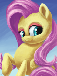 Size: 3000x4000 | Tagged: safe, artist:flusanix, fluttershy, pegasus, pony, g4, bust, female, looking at you, mare, portrait, solo