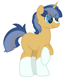 Size: 2000x2200 | Tagged: safe, artist:ponkus, oc, oc only, oc:socks, pony, unicorn, high res, male, solo, stallion