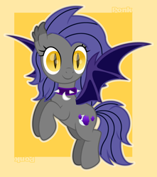 Size: 3000x3400 | Tagged: safe, artist:ponkus, oc, oc only, bat pony, pony, female, high res, mare, solo