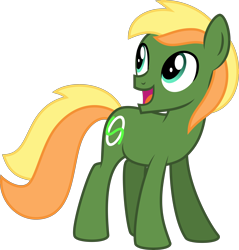 Size: 4000x4191 | Tagged: safe, artist:melisareb, oc, oc only, oc:thatusualguy, earth pony, pony, absurd resolution, looking up, male, simple background, solo, stallion, teenager, transparent background, vector