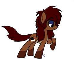 Size: 999x800 | Tagged: safe, artist:princesslovelypony, pony, bedroom eyes, crossover, long tail, oliver and company, ponified, raised hoof, rita