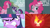 Size: 2000x1125 | Tagged: safe, edit, edited screencap, editor:quoterific, screencap, pinkie pie, twilight sparkle, earth pony, pony, unicorn, feeling pinkie keen, g4, season 1, angry, female, gritted teeth, looking at you, mane of fire, mare, no, rapidash twilight, sin of pride, teeth, twilight sparkle is not amused, unamused, unicorn twilight