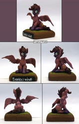 Size: 2632x4128 | Tagged: safe, artist:ubrosis, oc, oc only, oc:tropical winds, pegasus, pony, craft, female, mare, photo, sculpture, sitting, solo