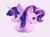 Size: 1808x1320 | Tagged: safe, artist:jennyberry, starlight glimmer, twilight sparkle, alicorn, pony, unicorn, g4, bust, duo, duo female, ear fluff, female, horn, looking at each other, portrait, simple background