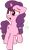 Size: 1358x2256 | Tagged: safe, artist:potato22, sugar belle, pony, unicorn, g4, eye clipping through hair, eyebrows, eyebrows visible through hair, female, floppy ears, frown, mare, open mouth, raised hoof, simple background, solo, transparent background