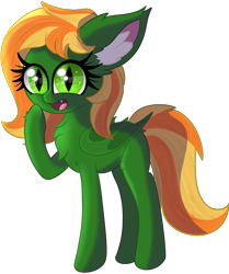 Size: 2314x2762 | Tagged: safe, artist:windykirin, oc, oc only, oc:emerald grace, bat pony, pony, bat pony oc, bat wings, ear fluff, female, high res, laughing, mare, simple background, solo, transparent background, wings