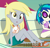 Size: 442x422 | Tagged: safe, artist:thedarkpony, edit, edited screencap, screencap, derpy hooves, equestria girls, g4, spring breakdown, clothes, cropped, fart, female, fetish, implied messing, implied pooping, implied scat, implied sharting, midriff, onomatopoeia, pantypoop, shorts