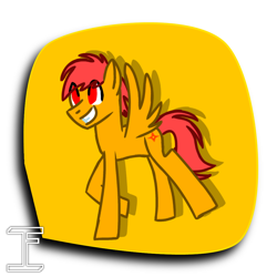 Size: 1080x1080 | Tagged: safe, artist:itzf1ker1, oc, oc only, pegasus, pony, solo