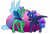 Size: 3493x2363 | Tagged: safe, artist:cartoonboyfriends, princess luna, queen chrysalis, changedling, pony, g4, :p, a better ending for chrysalis, chrysaluna, female, high res, lesbian, purified chrysalis, shipping, tongue out, what if