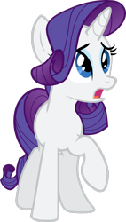 Size: 1843x3253 | Tagged: safe, artist:scrimpeh, rarity, pony, unicorn, g4, female, mare, raised hoof, simple background, solo, transparent background, vector