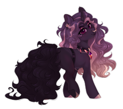 Size: 1924x1702 | Tagged: safe, artist:shady-bush, oc, oc only, pony, unicorn, female, mare, nose piercing, piercing, simple background, solo, transparent background