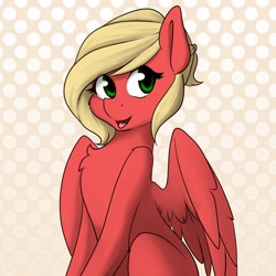 Size: 900x900 | Tagged: safe, artist:melodis, oc, oc only, oc:melodis, pegasus, pony, abstract background, female, solo