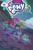 Size: 659x1000 | Tagged: safe, artist:muffy levy, idw, applejack, fluttershy, pinkie pie, rainbow dash, rarity, twilight sparkle, friendship is magic #94, g4, my little pony: friendship is magic (idw), season 10, cover, crossed hooves, lying down, mane six, on back, preview, starry eyes, wingding eyes