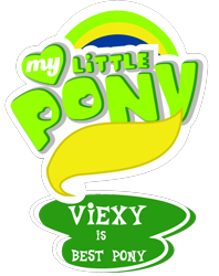 Size: 1024x1290 | Tagged: safe, artist:amgiwolf, edit, oc, oc:viexy ams, best pony logo, logo, logo edit, no pony, simple background, transparent background