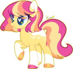 Size: 2298x2173 | Tagged: safe, artist:kurosawakuro, oc, oc only, oc:honey pearl, earth pony, pony, base used, female, friends of infinity, heart eyes, high res, mare, offspring, parent:big macintosh, parent:sweetcream scoops, parents:big scoops, simple background, solo, transparent background, wingding eyes