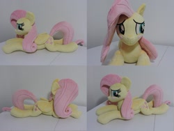 Size: 1597x1199 | Tagged: safe, artist:little-broy-peep, fluttershy, pegasus, pony, g4, female, irl, mare, photo, plushie, solo