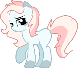 Size: 883x770 | Tagged: safe, artist:pegasski, oc, oc only, earth pony, pony, g4, base used, earth pony oc, eyelashes, raised hoof, simple background, solo, transparent background, vector