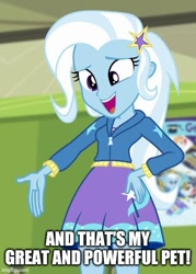 Size: 429x600 | Tagged: safe, edit, edited screencap, screencap, trixie, equestria girls, equestria girls specials, g4, my little pony equestria girls: better together, my little pony equestria girls: forgotten friendship, text