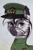 Size: 2672x4000 | Tagged: safe, artist:mrscroup, oc, oc only, oc:palatinatus clypeus, pony, zebra, equestria at war mod, bust, portrait, solo, zebra oc