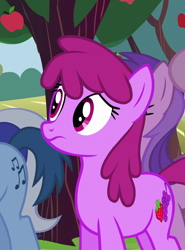 Size: 800x1080 | Tagged: safe, screencap, amethyst star, berry punch, berryshine, blues, minuette, noteworthy, parasol, sparkler, earth pony, pony, g4, the super speedy cider squeezy 6000, cropped, female, mare, offscreen character, solo focus