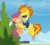 Size: 513x463 | Tagged: safe, edit, edited screencap, screencap, scootaloo, spitfire, pegasus, pony, g4, the washouts (episode), abuse, animated, basically i'm very smol, bitchfire, child abuse, clothes, cropped, duo, explain your smolness, female, filly, flying, foal, gif, holding a pony, loop, mare, scootabuse, shaking, shrunken pupils, size difference, spitfire's tie, sunglasses, text edit, uniform, wonderbolts dress uniform