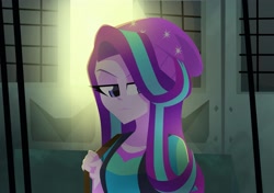 Size: 2985x2100 | Tagged: safe, artist:xan-gelx, starlight glimmer, equestria girls, g4, beanie, clothes, cropped, hat, high res, solo