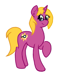 Size: 567x713 | Tagged: safe, artist:bryastar, oc, oc only, oc:bright star, pony, unicorn, female, solo