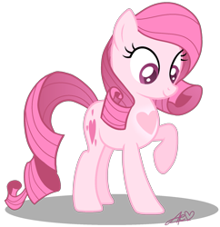 Size: 1571x1621 | Tagged: safe, artist:muhammad yunus, oc, oc only, oc:annisa trihapsari, earth pony, pony, g4, base used, female, heart, heart mark, mare, simple background, smiling, solo, transparent background
