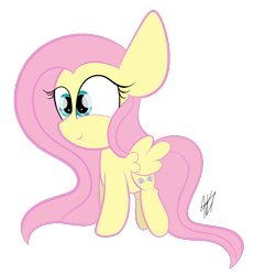 Size: 802x869 | Tagged: safe, artist:sugarcloud12, fluttershy, pony, g4, chibi, simple background, solo, transparent background