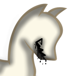 Size: 1936x1980 | Tagged: safe, alternate version, artist:amgiwolf, oc, oc only, oc:nopony, pony, background removed, bust, mannequin, simple background, solo, transparent background