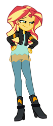 Size: 1376x3284 | Tagged: safe, artist:gmaplay, sunset shimmer, human, equestria girls, g4, cute, female, hand on hip, seductive, seductive pose, shimmerbetes, simple background, solo, transparent background, vector