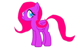 Size: 1372x880 | Tagged: safe, artist:aquilles_da_amizade, oc, oc only, oc:rafaela winter, pegasus, pony, female, mare, pegasus oc, simple background, solo, transparent background, vector, wings