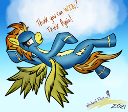 Size: 1024x899 | Tagged: safe, artist:whirlwindflux, spitfire, pegasus, pony, g4, clothes, female, mare, solo, uniform, wonderbolts, wonderbolts uniform