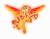 Size: 8598x6708 | Tagged: safe, artist:php178, derpibooru exclusive, sunset shimmer, original species, phoenix, pony, unicorn, human head pony, g4, my past is not today, .svg available, colored wings, female, glowing, glowing mane, gold, gradient hooves, gradient wings, long mane, mare, multicolored hair, orange (color), phoenix wings, rainbow hair, rainbow power, rainbow power-ified, rainbow tail, red, shine like rainbows, shiny, simple background, solo, sun, sunset phoenix, svg, transparent background, vector, wings, yellow