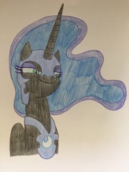 Size: 2448x3264 | Tagged: safe, artist:infernapelover, nightmare moon, pony, g4, high res, solo