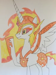 Size: 2448x3264 | Tagged: safe, artist:infernapelover, daybreaker, pony, g4, high res, solo